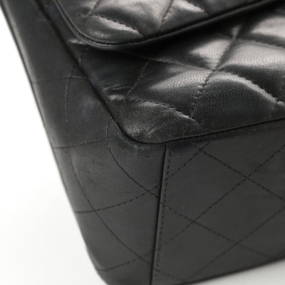 Chanel Lambskin Quilted Maxi Double Flap Black 9 of 25