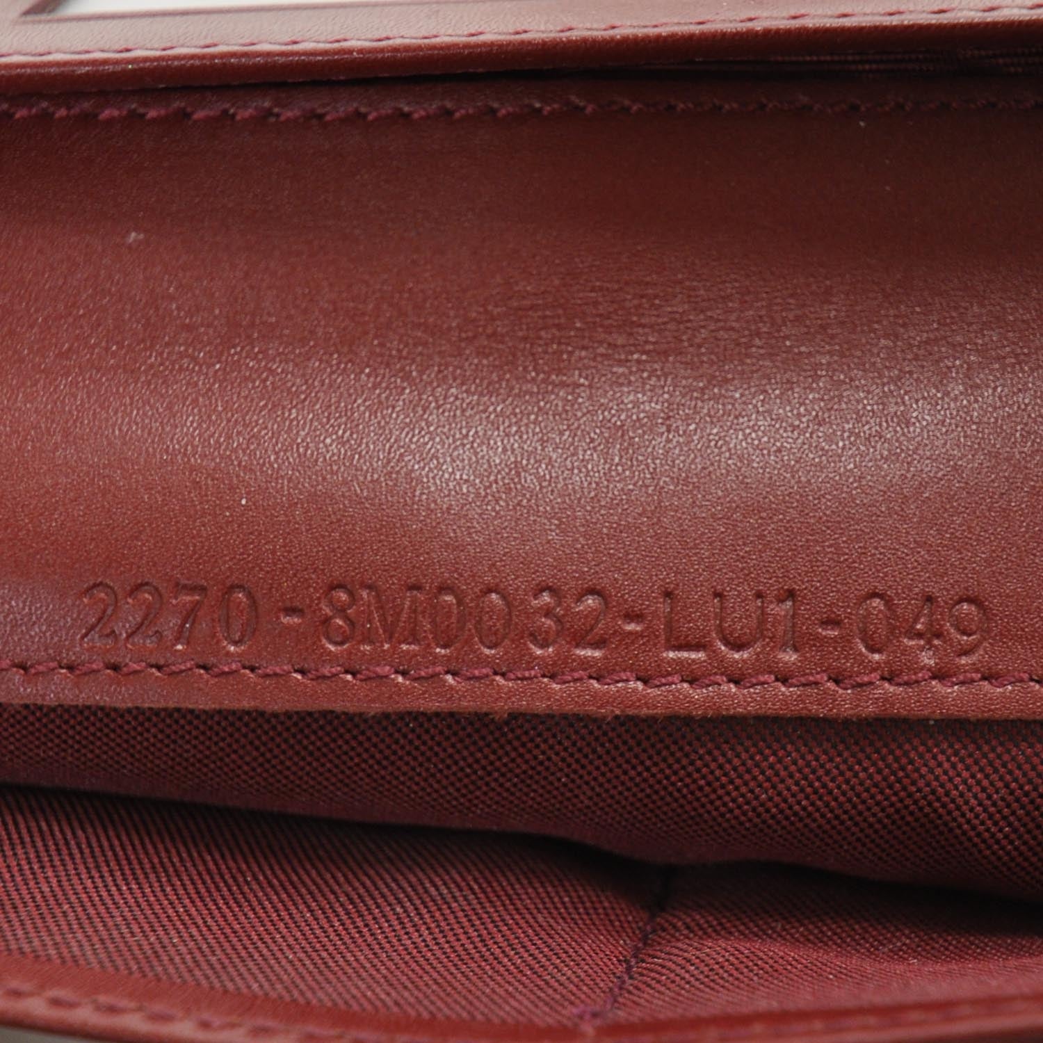 Fendi Zucchino Continental Wallet Red 9 of 9