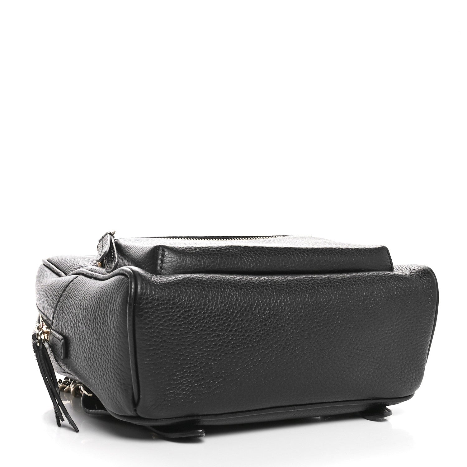 Gucci Pebbled Calfskin Soho Chain Backpack Black 4 of 10