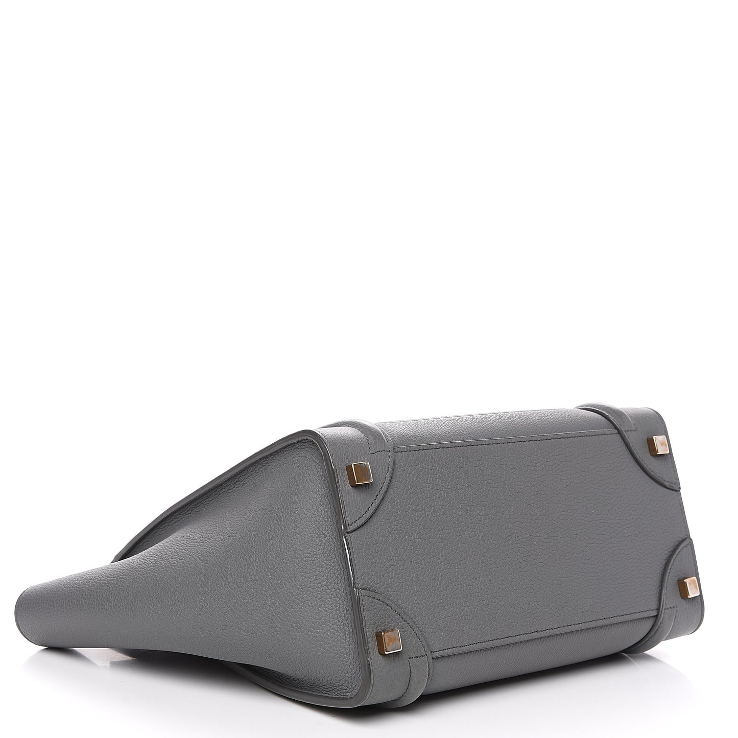 Baby Drummed Calfskin Micro Luggage Kohl