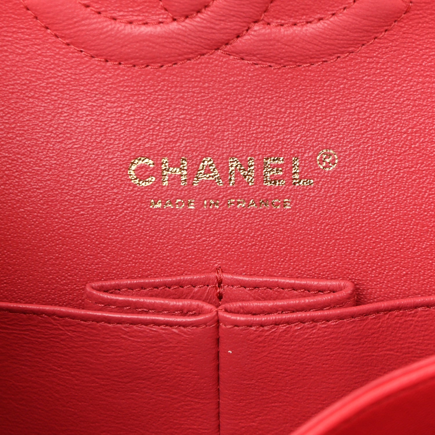 Chanel Lambskin Quilted Medium Double Flap Dark Pink 6 of 16