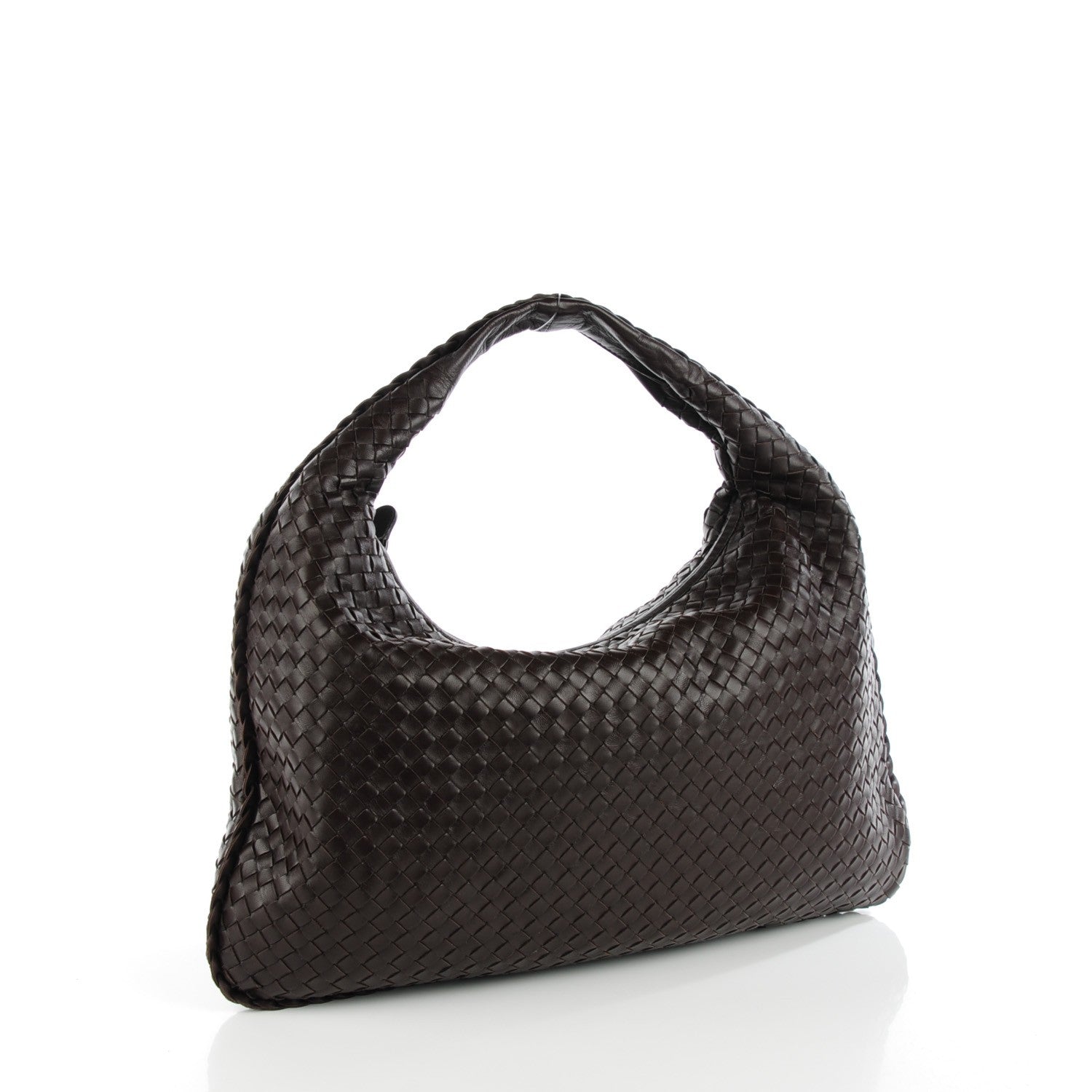 Bottega Veneta Nappa Intrecciato Large Veneta Hobo Ebano 3 of 8