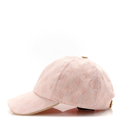 Louis Vuitton Cotton Monogram Jacquard Be My Cap L Rose 4 of 8
