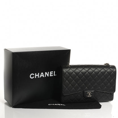 Chanel Caviar Maxi Single Flap Black 5 of 8