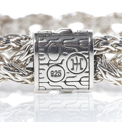 John Hardy Sterling Silver Medium Braided Classic Chain Bracelet 4 of 6