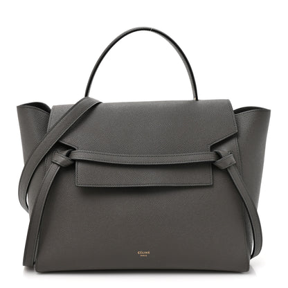 Celine Grained Calfskin Mini Belt Bag Grey 1 of 13
