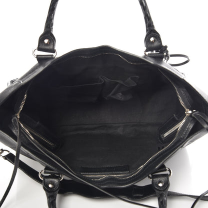 Balenciaga Vibrato Calfskin Classic Silver Hardware City Black 6 of 11