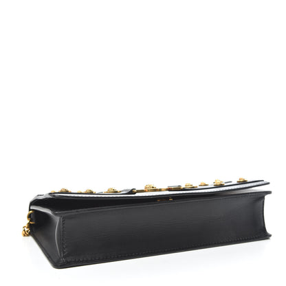 Versace Calfskin Medallion Tribute Crossbody Black 4 of 10