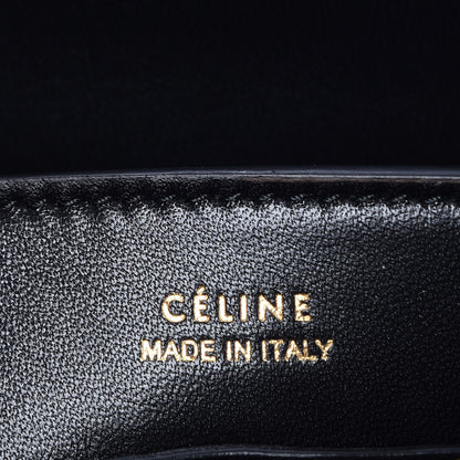 Celine Python Painted Tri-Fold Clutch on Chain Yellow 6 of 6