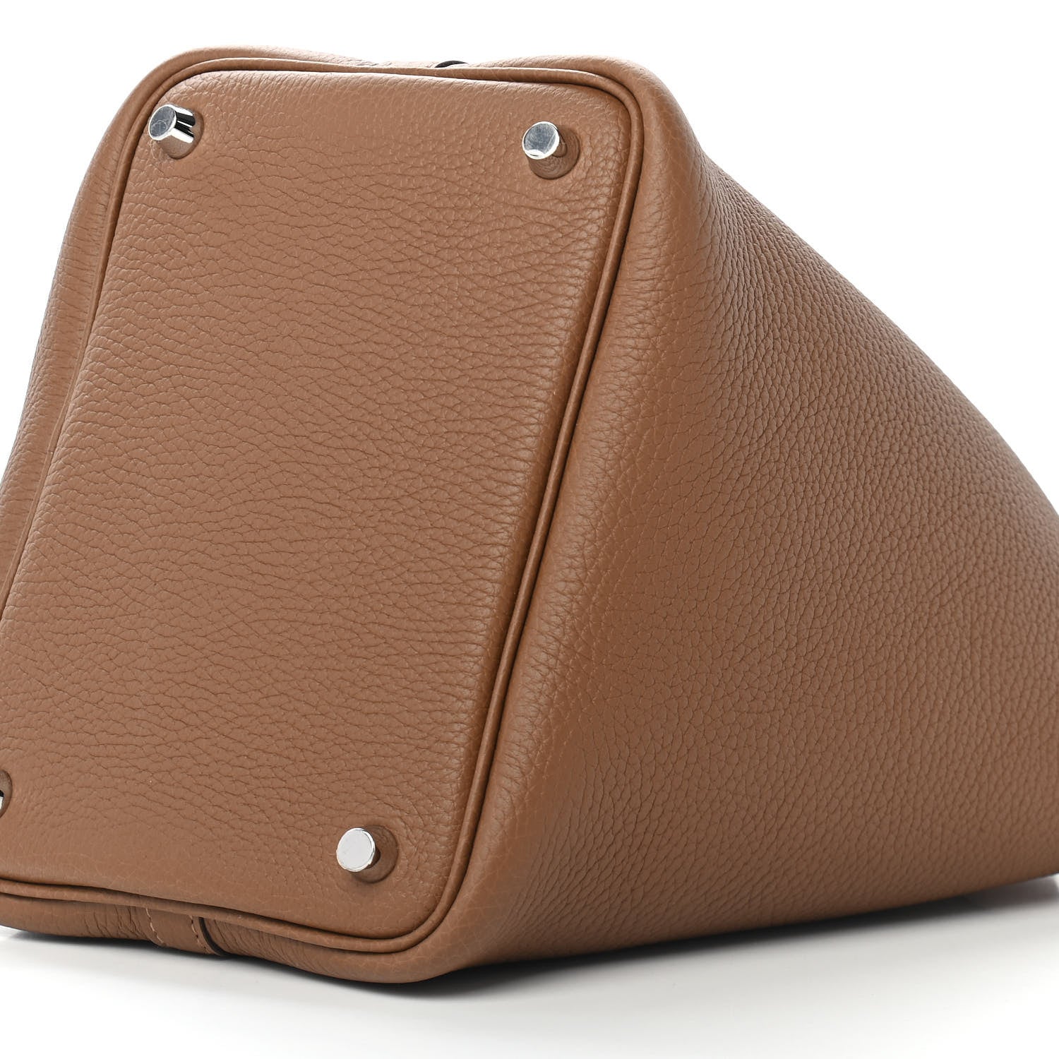 Hermes Taurillon Clemence Swift Eclat Picotin Lock 18 PM Alezan Biscuit 9 of 9