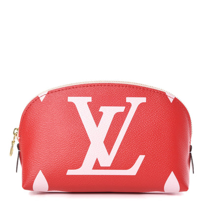 Louis Vuitton Monogram Giant Cosmetic Pouch Rouge 1 of 7