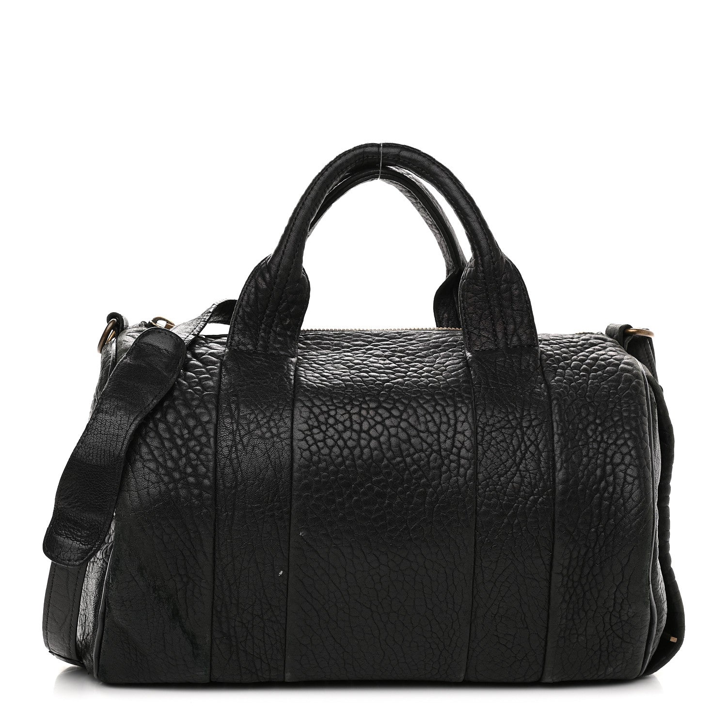 Alexander Wang Pebbled Lambskin Rocco Black Pale Gold Hardware 1 of 12
