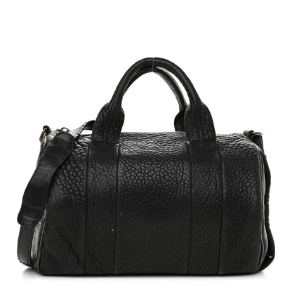 Alexander Wang Pebbled Lambskin Rocco Black Pale Gold Hardware 1 of 12