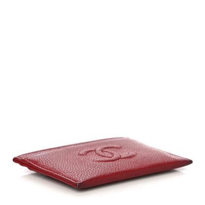 Chanel Caviar Timeless CC Card Holder Red 4 of 11