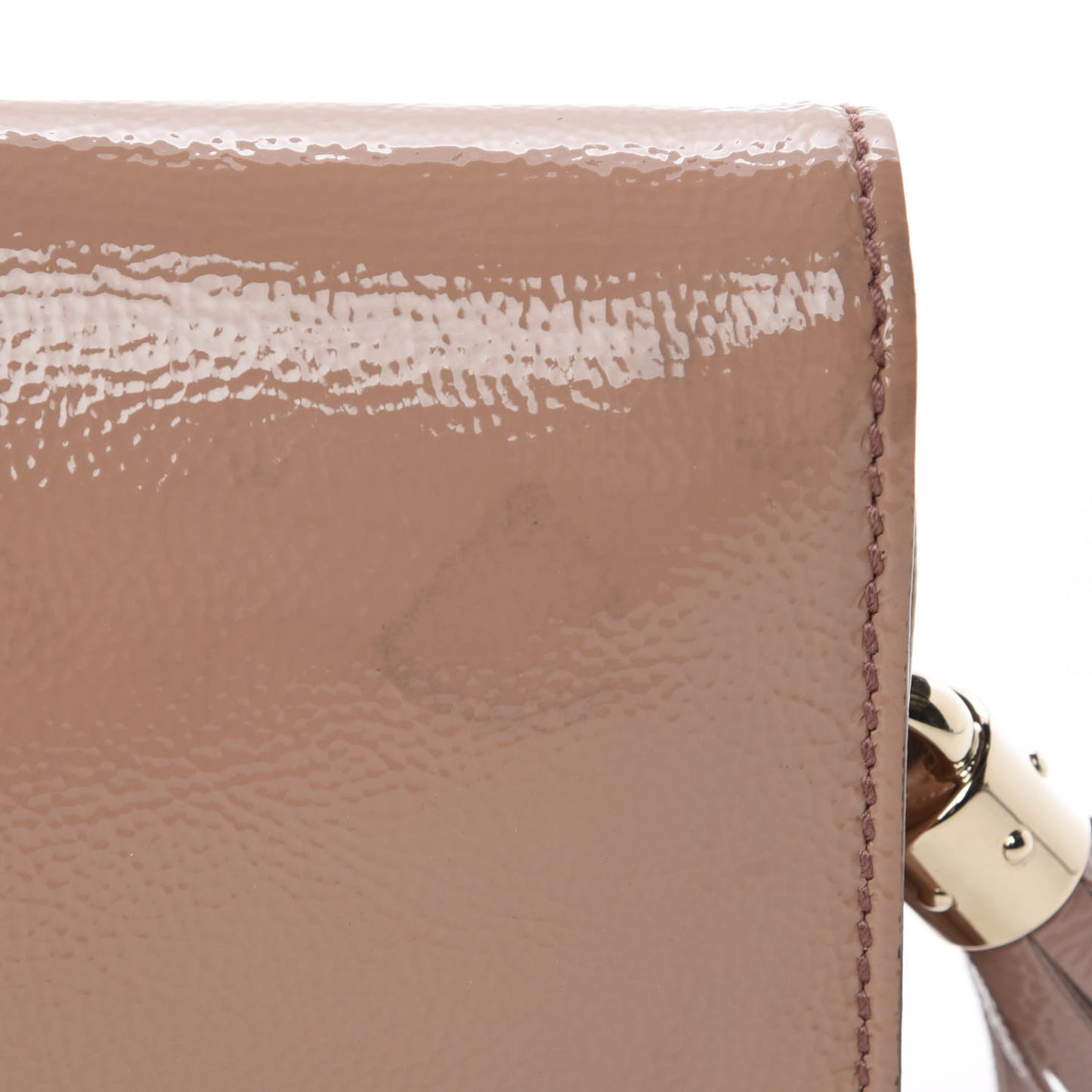 Soft Patent Medium Soho Clutch Dark Cipria