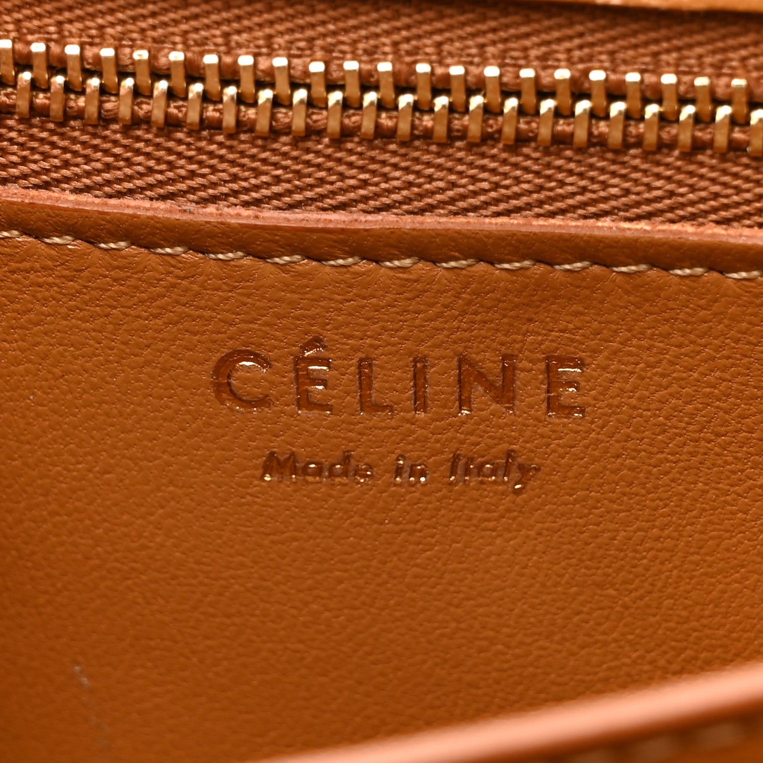Celine Ostrich Small Classic Box Flap Bag Camel 8 of 16