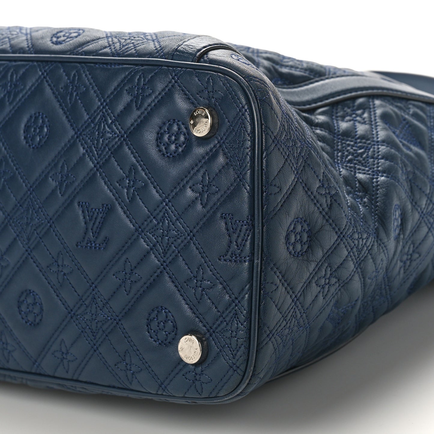 Monogram Lambskin Antheia IXIA MM Indigo