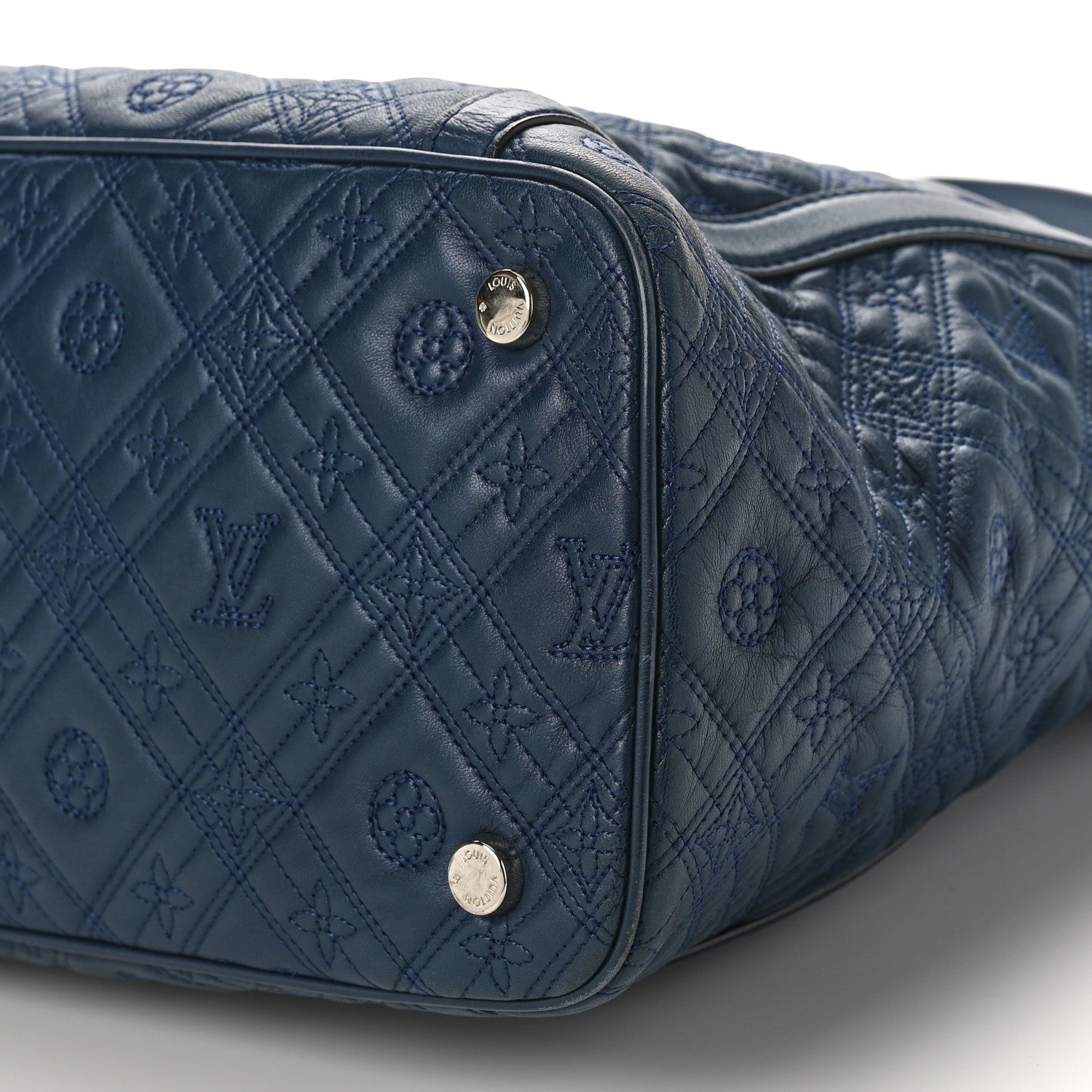 Louis Vuitton Monogram Lambskin Antheia IXIA MM Indigo 7 of 7