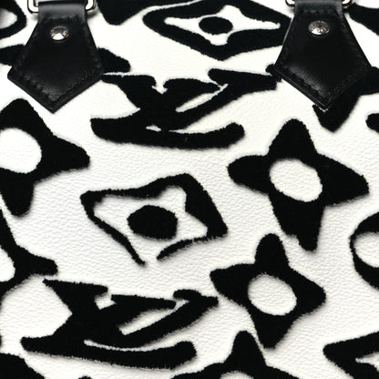 Louis Vuitton X UF Tufted Monogram Speedy Bandouliere 25 White Black 7 of 10