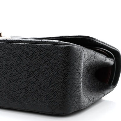 Chanel Caviar Quilted Jumbo Double Flap Black 10 of 10