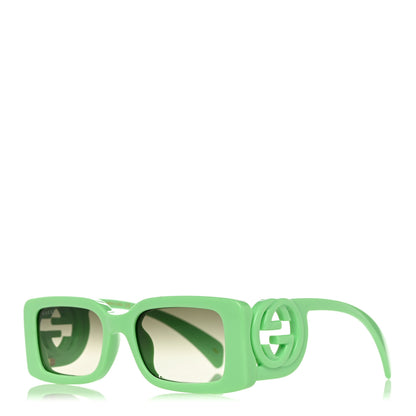 Gucci Chaise Rectangular Frame GG1325S Sunglasses Green 1 of 7