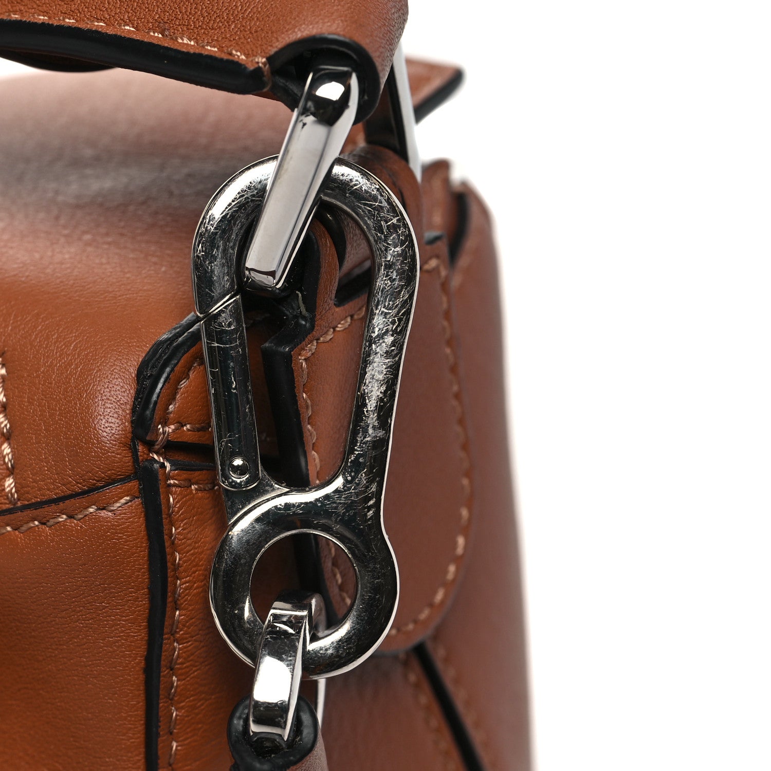 Loewe Calfskin Medium Puzzle Bag Tan 10 of 10