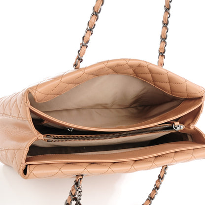 Chanel Caviar Quilted Large City Shopping Tote Beige 5 of 7