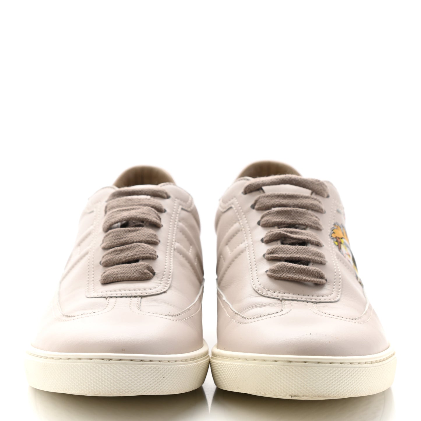 Calfskin Pegase Pop Quicker Sneakers 38 Beige Multicolor