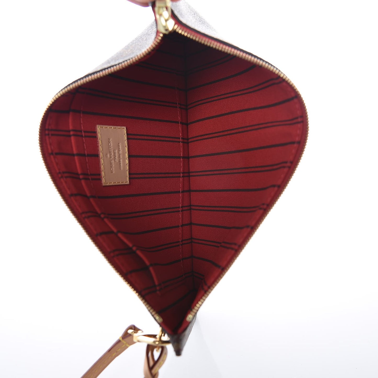 Monogram Neverfull MM GM Pochette Cherry