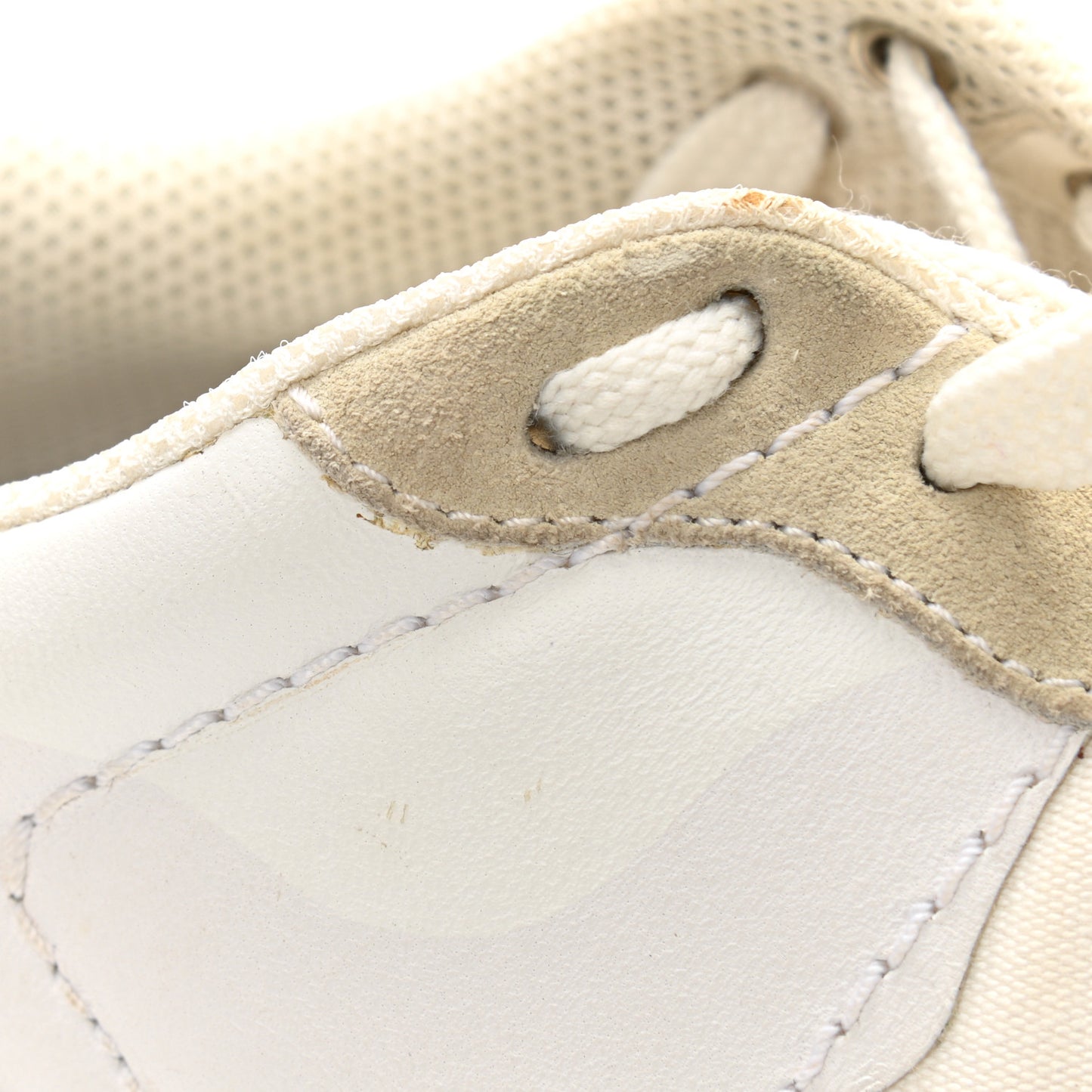 Fabric Suede L'Amour Mens Rockrunner Sneakers 42 White