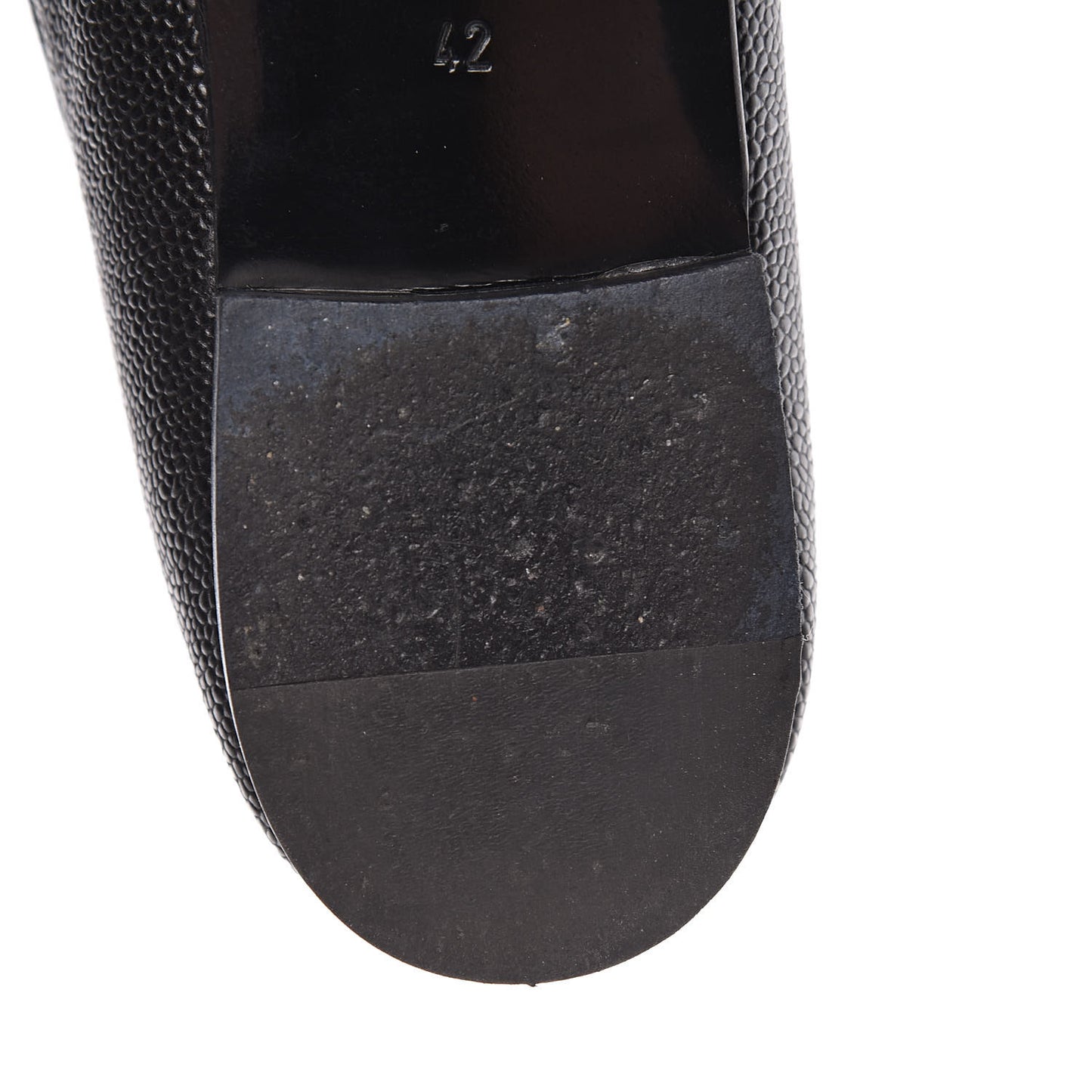 Caviar CC Cap Toe Ballerina Flats 42 Black