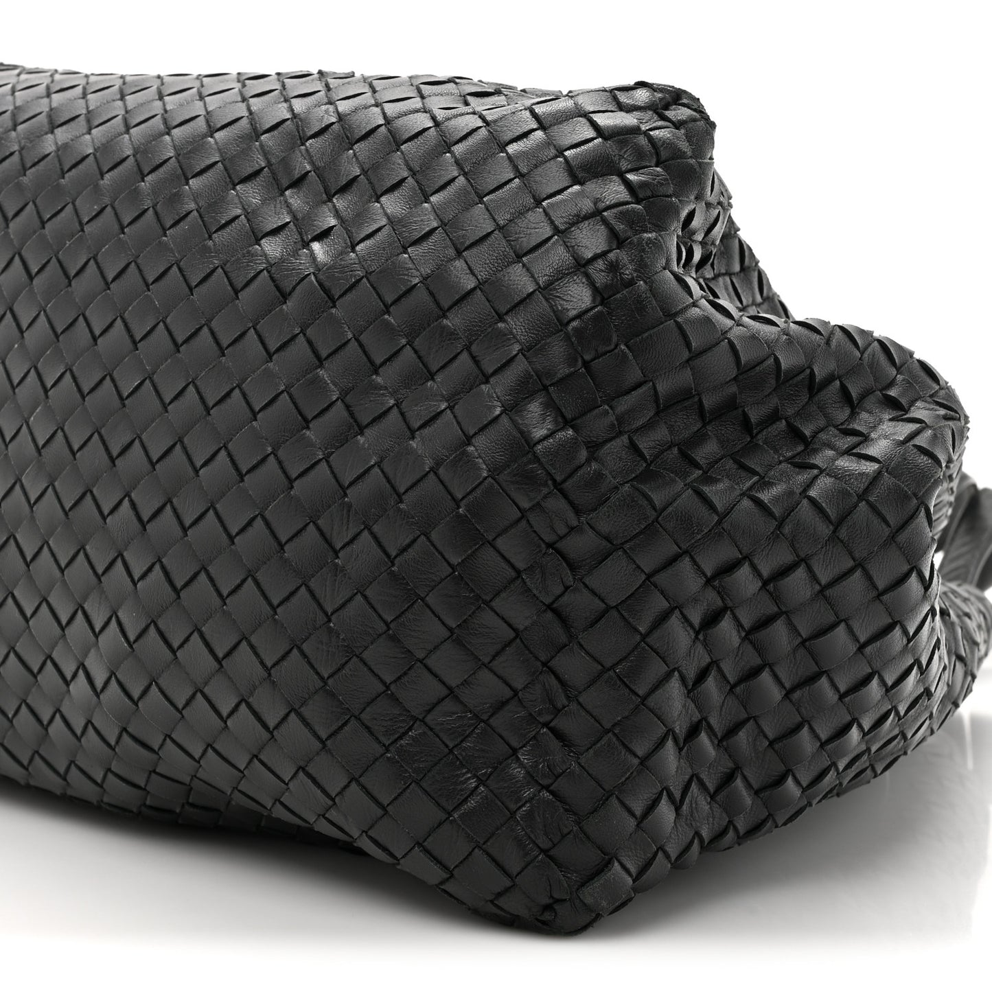 Nappa Intrecciato Large Cesta Tote Black