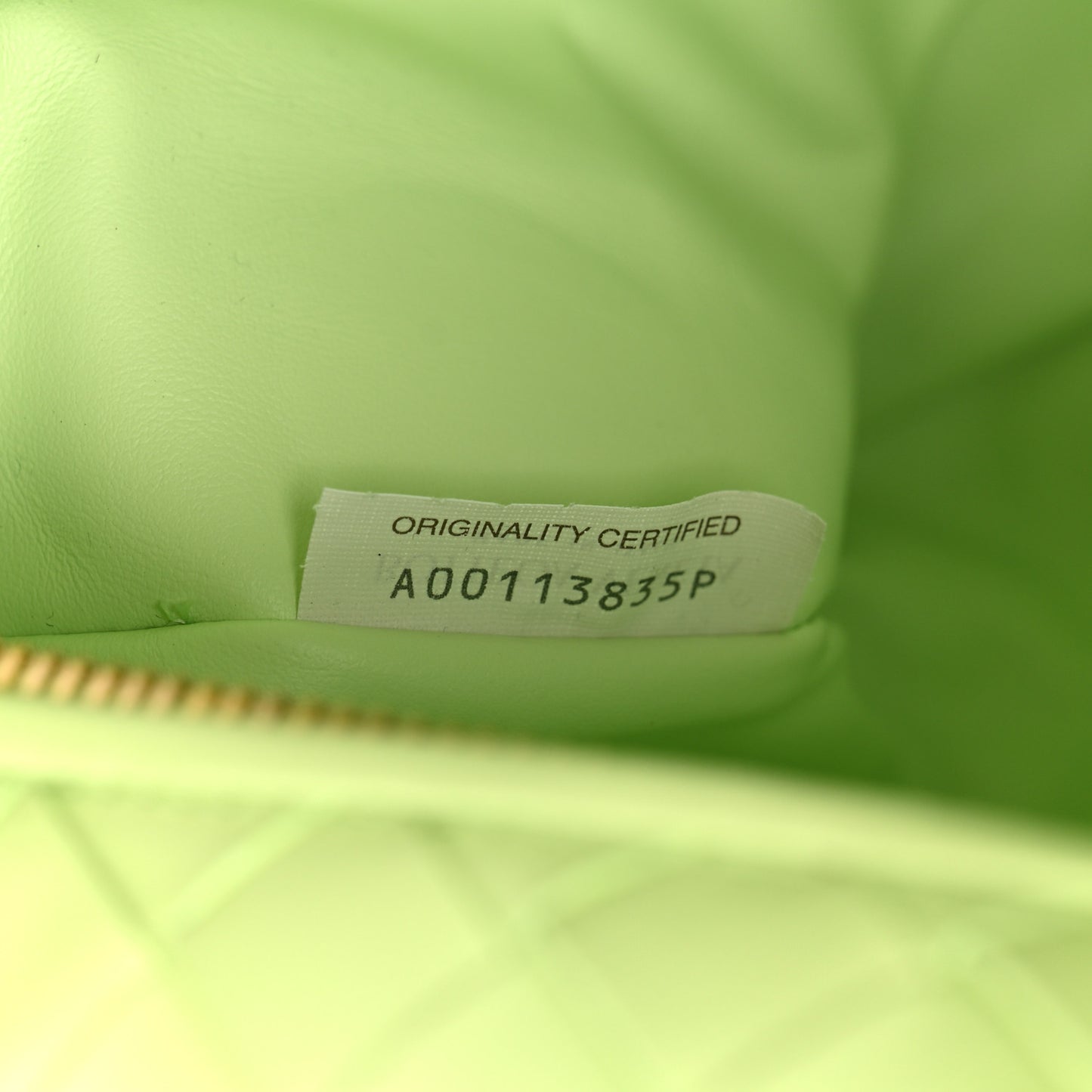 Nappa Intrecciato Teen Jodie Hobo Pistachio