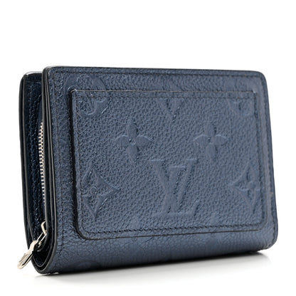 Louis Vuitton Metallic Empreinte Clea Wallet Navy Nacre 2 of 6