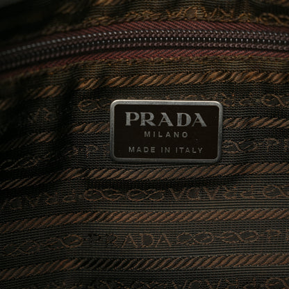 Prada Nylon Zip Tote Bag Mimetico 6 of 14