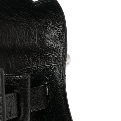 Hermes Ostrich Kelly Sellier 28 Black 17 of 18