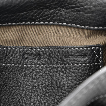 Chloe Calfskin Mini Marcie Round Crossbody Bag Black 6 of 10