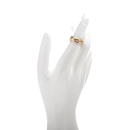 Cartier 18K Pink Yellow White Gold Diamond Trinity Ring 47 4 2 of 4