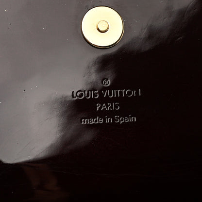 Louis Vuitton Patent Sobe Clutch Amarante 7 of 9