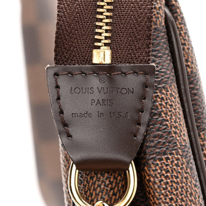 Louis Vuitton Damier Ebene Eva Clutch 6 of 10