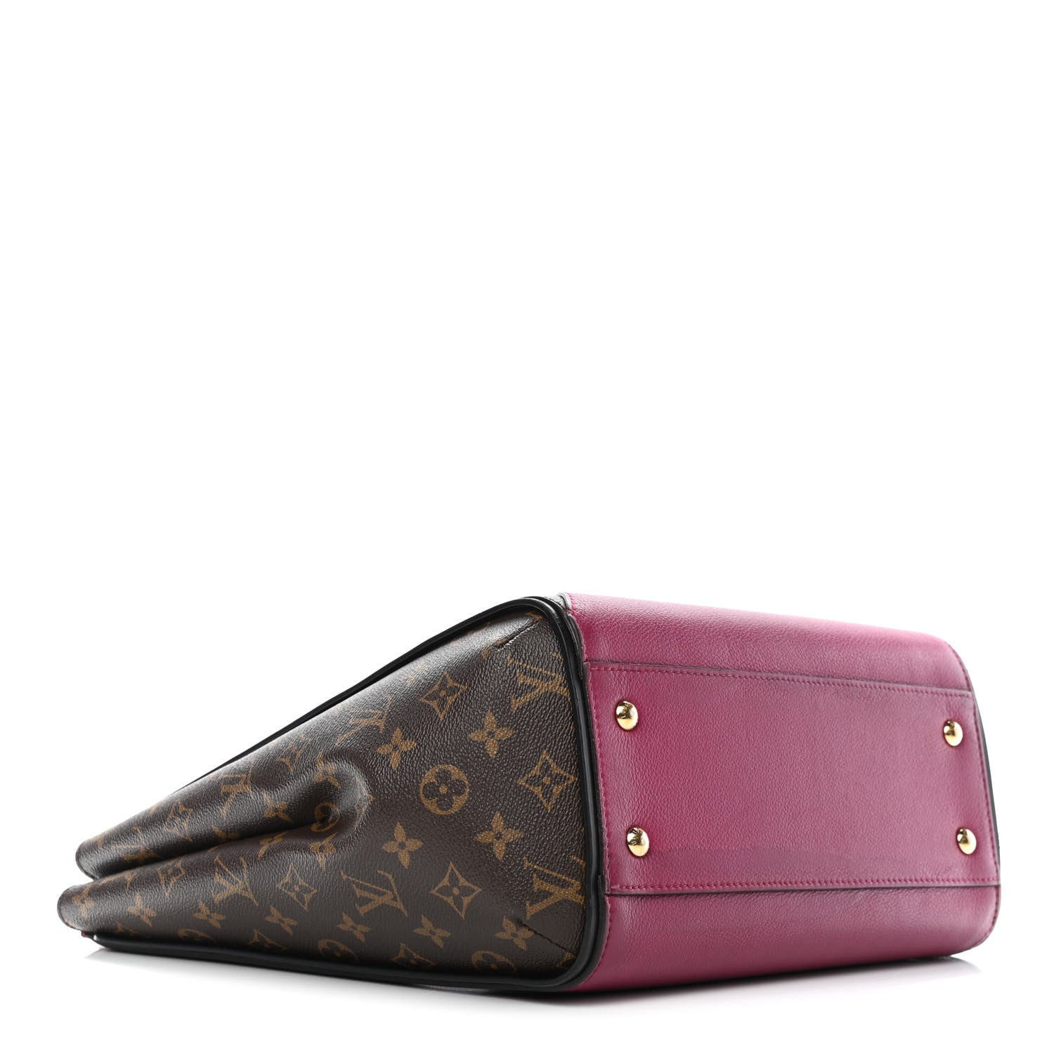 Louis Vuitton Calfskin Monogram Kimono Tote Grape 3 of 6