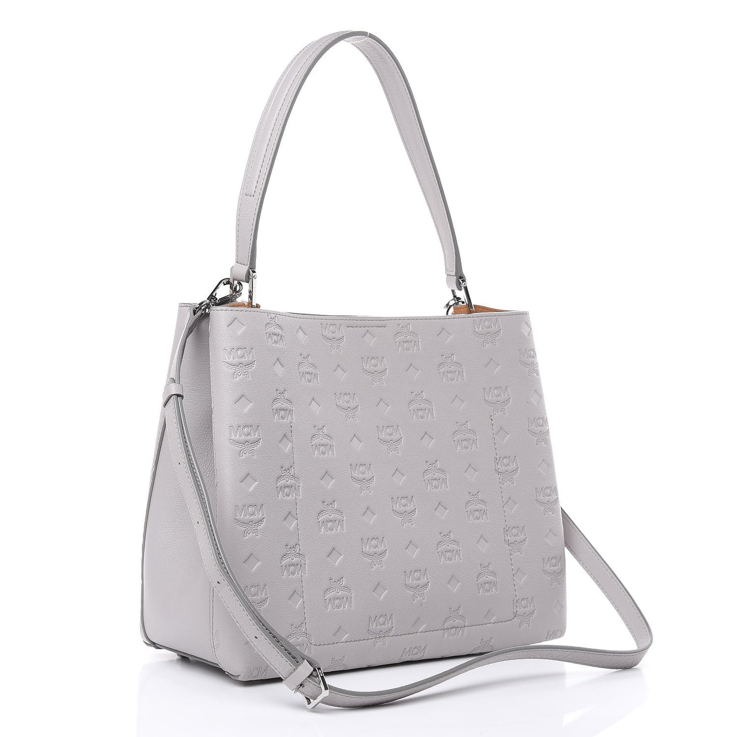Calfskin Ottomar Monogram Sarah Convertible Hobo Dove