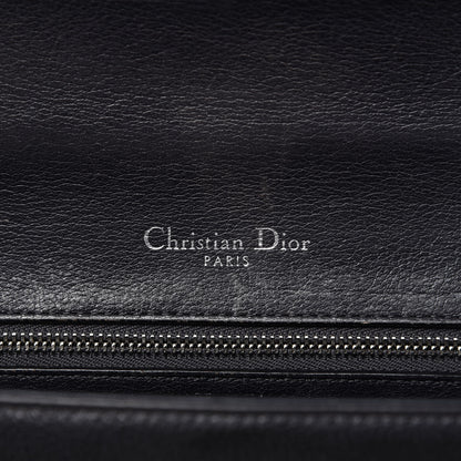 Christian Dior Grained Calfskin Medium Diorama Flap Bag Black 8 of 10