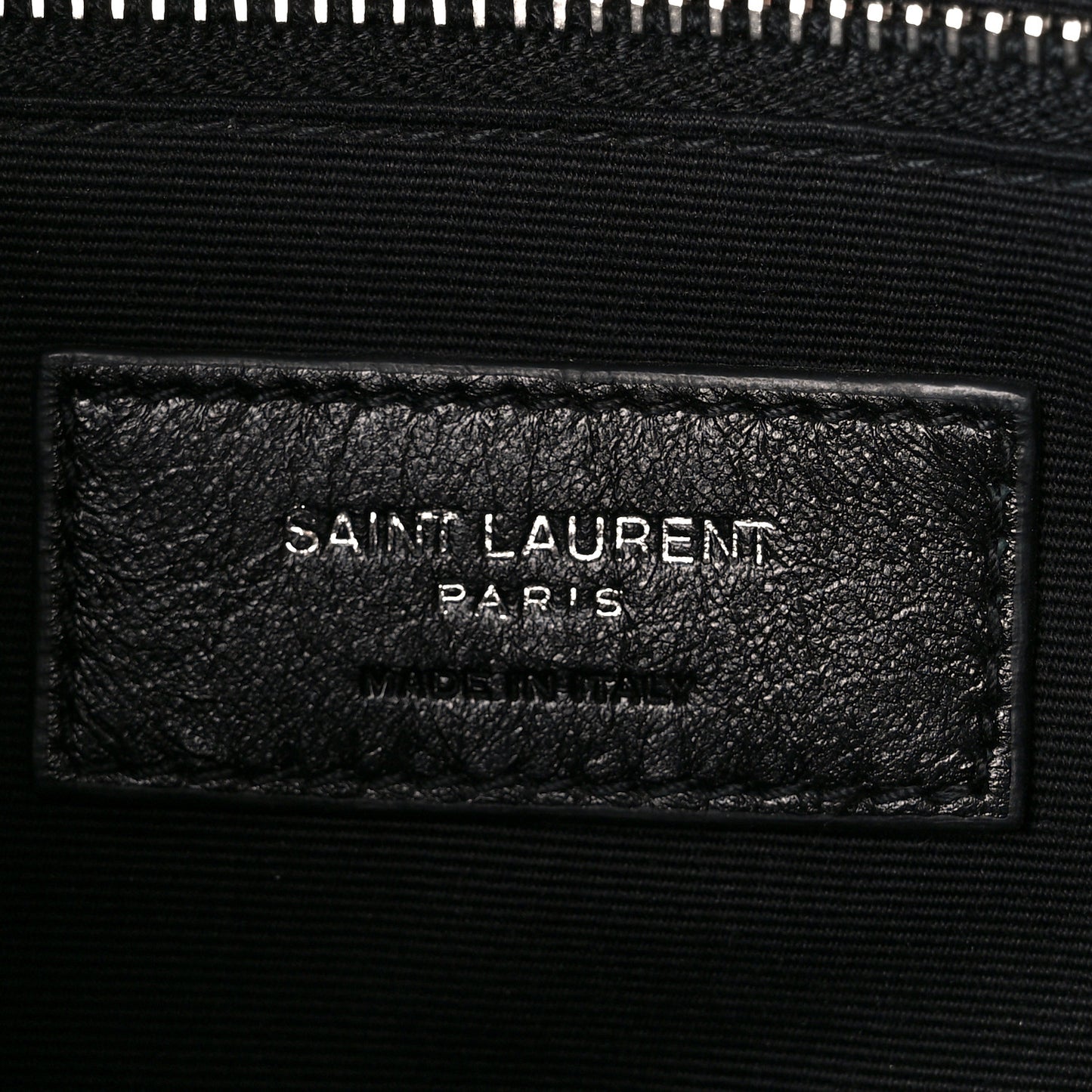 Lambskin Quilted Toy Loulou Puffer Monogram Chain Satchel Black