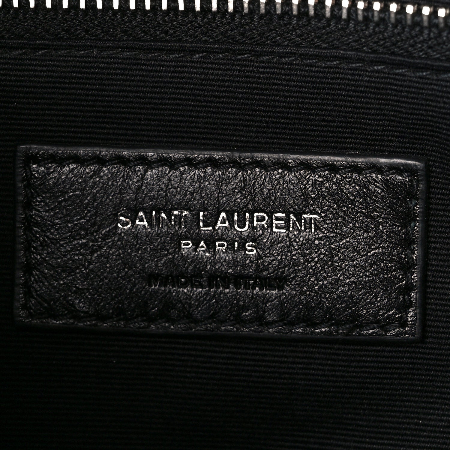 Saint Laurent Lambskin Quilted Toy Loulou Puffer Monogram Chain Satchel Black 6 of 11