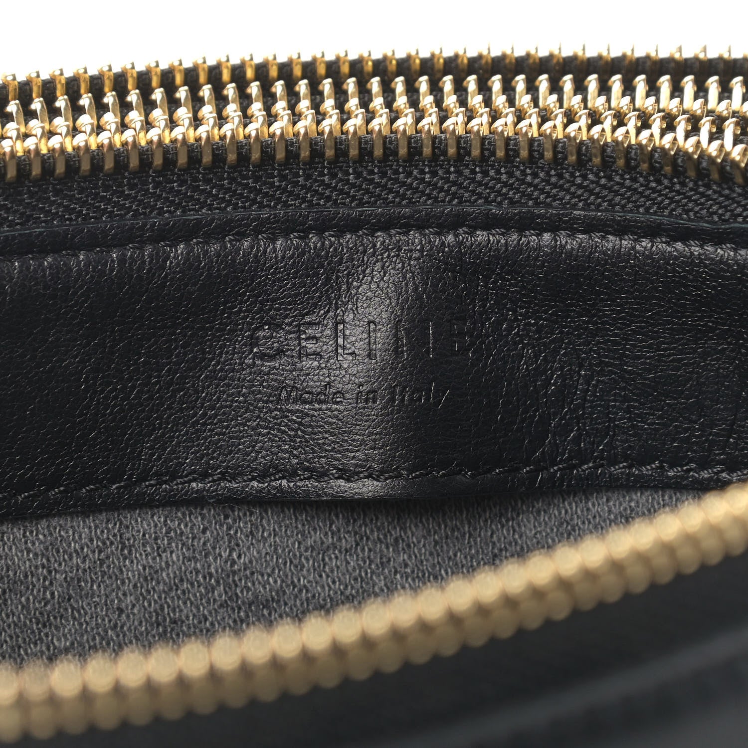 Celine Lambskin Small Trio Crossbody Bag Black 8 of 12