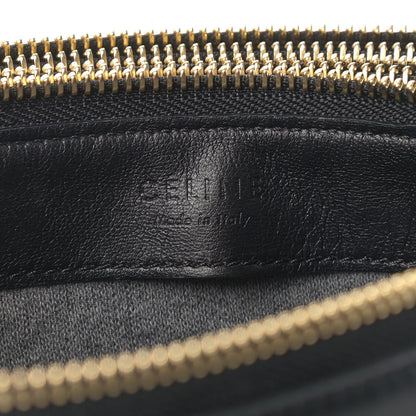 Celine Lambskin Small Trio Crossbody Bag Black 8 of 12