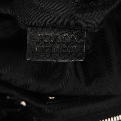 Prada Soft Calf Side Pocket Hobo Nero Black 8 of 9