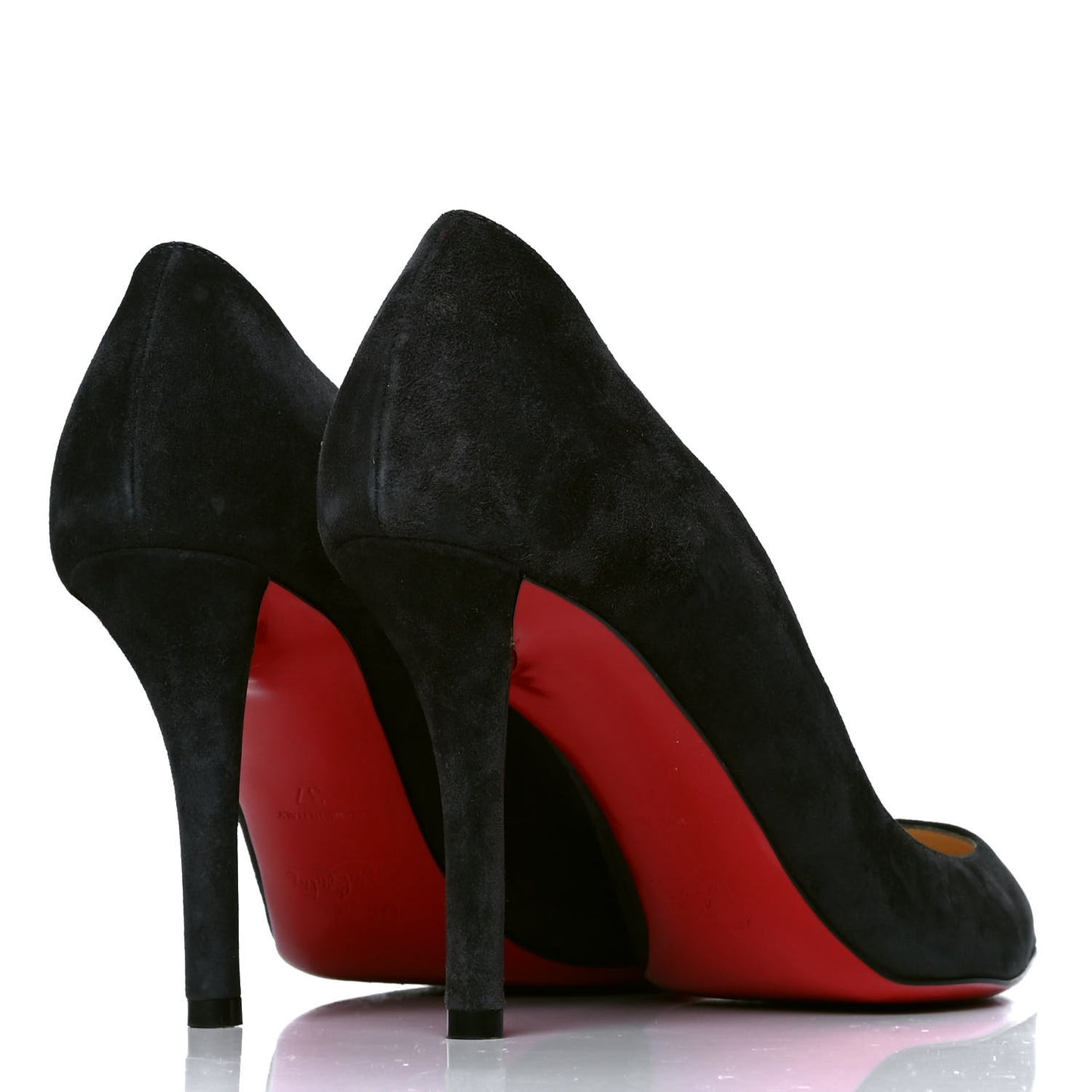 Veau Velours Apostrophy 85 Pumps 37 Fusain