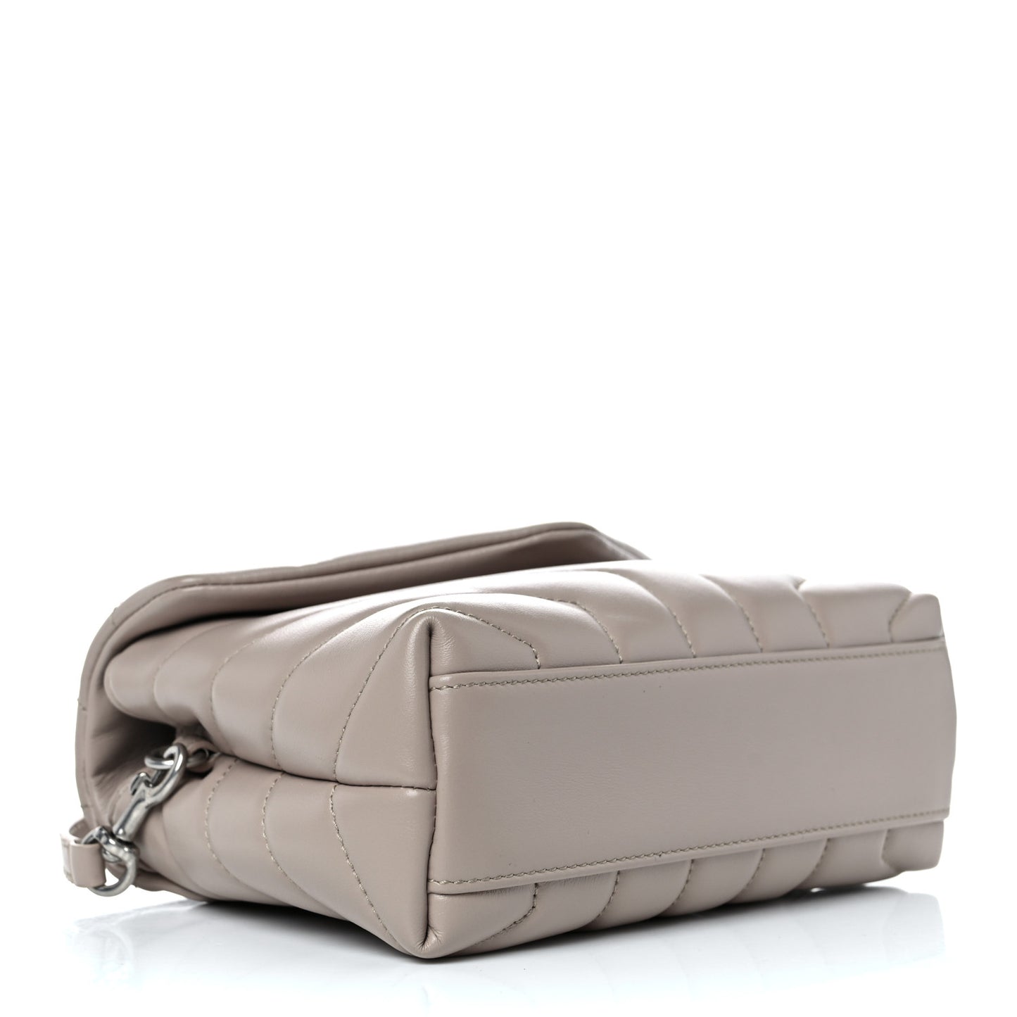 Calfskin Y Quilted Monogram Toy Loulou Crossbody Bag Light Natural